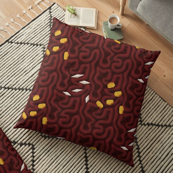 Nether ores - PureBDcraft Floor Pillow
