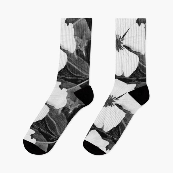 Item preview, Ode To Georgia 3 - Clematis, in Black & White designed and sold by The Elderberry Blossom.