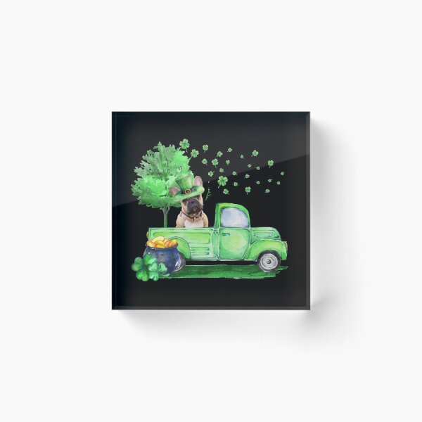 Item preview, St Patrick's Day French Dog Lovers Gift T-Shirt designed and sold by ElizabethWyland.