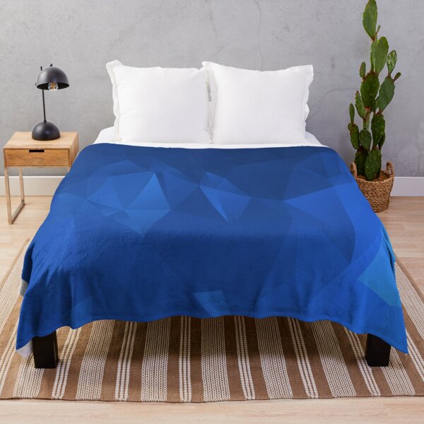 Item preview, Blue low poly banner with triangle shapes  designed and sold by ThebestArtshop.