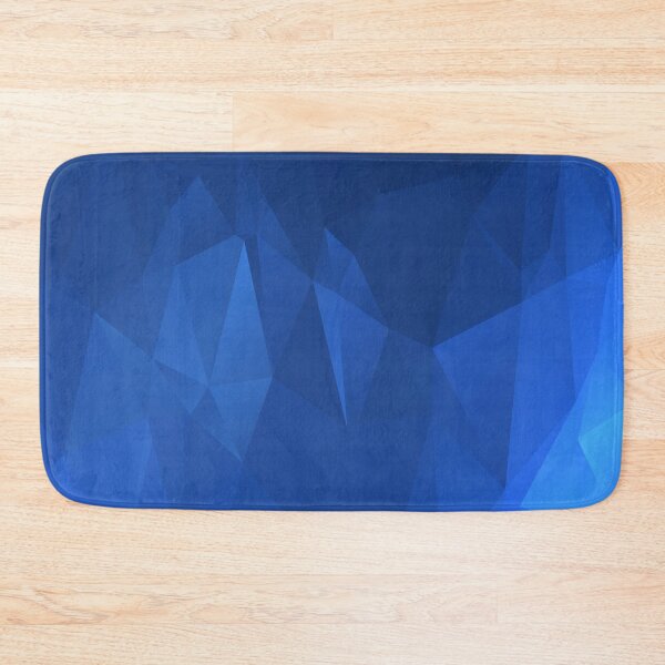 Item preview, Blue low poly banner with triangle shapes  designed and sold by ThebestArtshop.