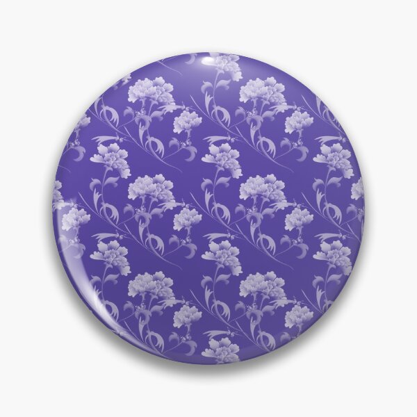 Item preview, Wispy Oriental Floral Design in Violet designed and sold by WisdomInspired.