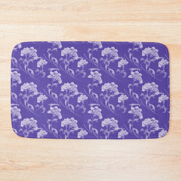 Item preview, Wispy Oriental Floral Design in Violet designed and sold by WisdomInspired.