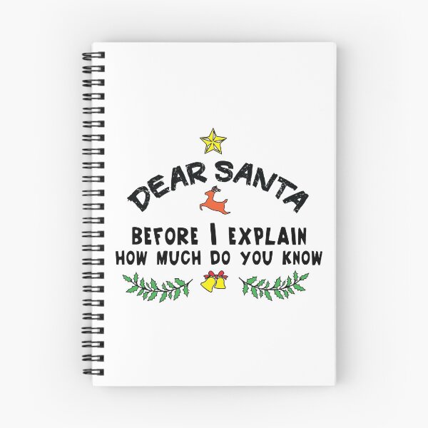 Item preview, Dear Santa Before I Explain How Much Do You Know  designed and sold by MedBoularouah.