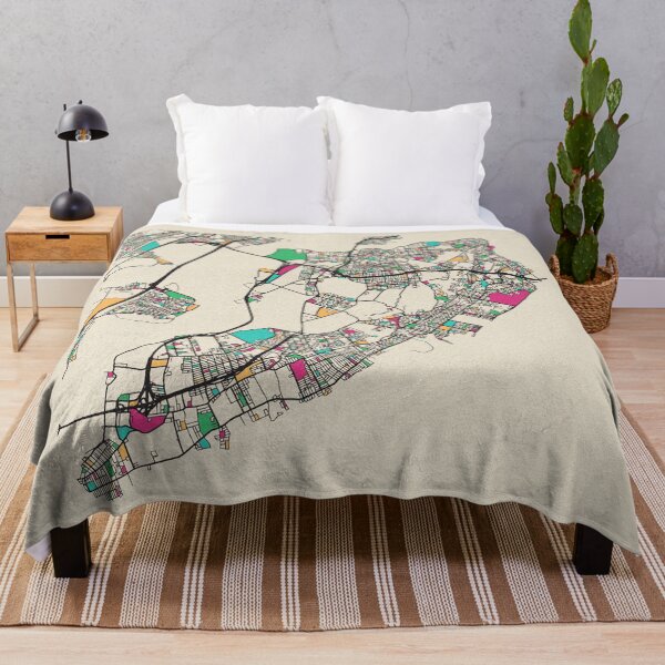 Item preview, Staten Island, New York Street Map designed and sold by A Deniz Akerman.