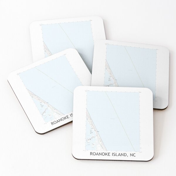 Item preview, Roanoke Island, NC Topographical Map Clean designed and sold by PGHPhotoCo.