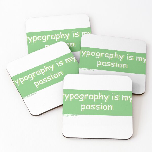 Item preview, Typography is my Passion: Green designed and sold by artskullduggery.