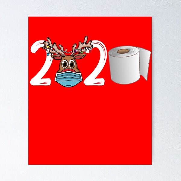 Artikelvorschau, 2020 Reindeer In A Mask Toilet Paper Christmas Quarantine Gear entworfen und verkauft von DynamicDesign.