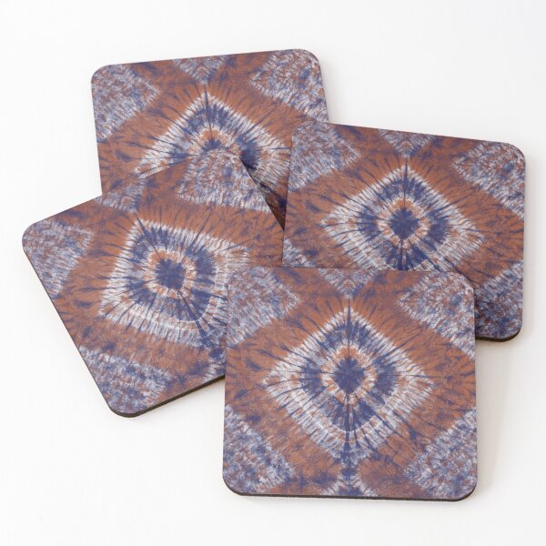 Item preview, Earth Tone With Indigo Shibori Tie Dye designed and sold by IZiets.