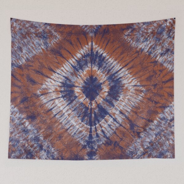 Item preview, Earth Tone With Indigo Shibori Tie Dye designed and sold by IZiets.