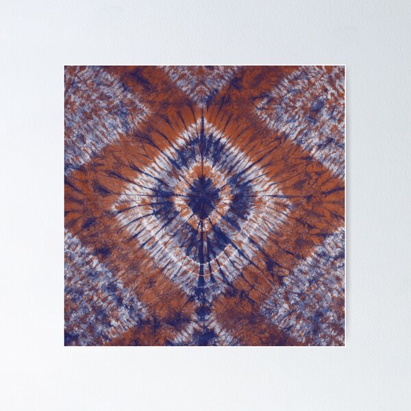Item preview, Earth Tone With Indigo Shibori Tie Dye designed and sold by IZiets.