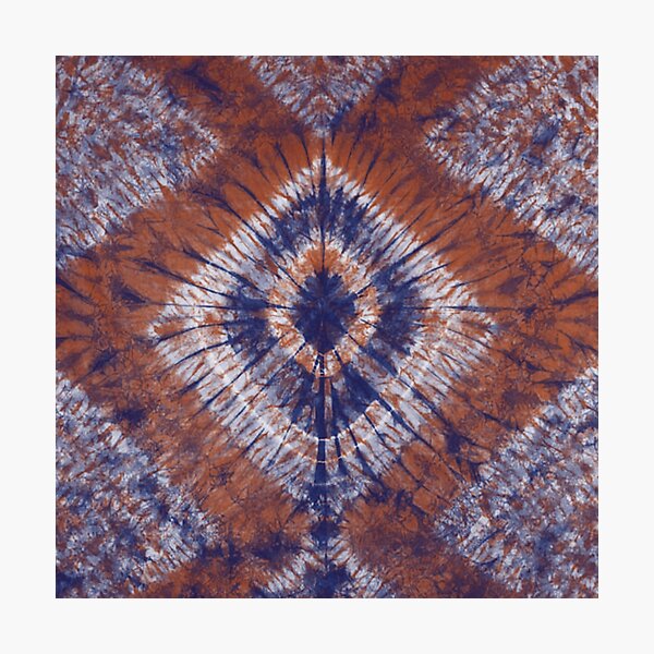 Item preview, Earth Tone With Indigo Shibori Tie Dye designed and sold by IZiets.