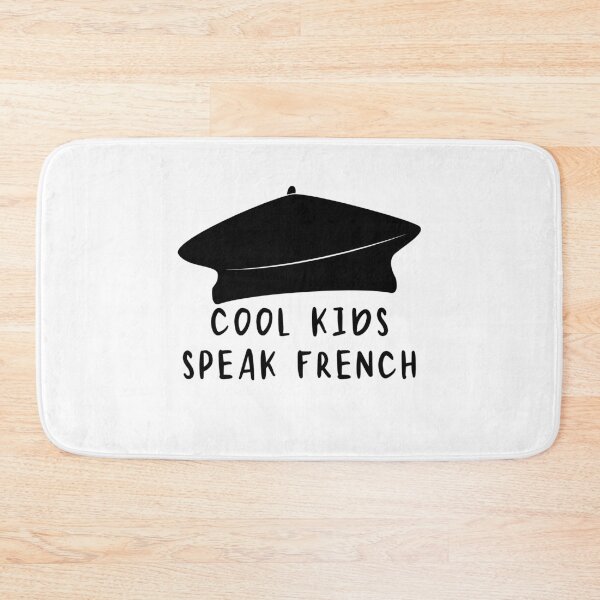 Item preview, COOL KIDS SPEAK FRENCH French Beret Language Quote  designed and sold by a-little-ink.