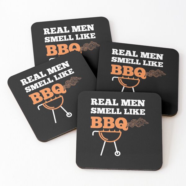 Item preview, Real Men Smell Like BBQ designed and sold by momsnpops.
