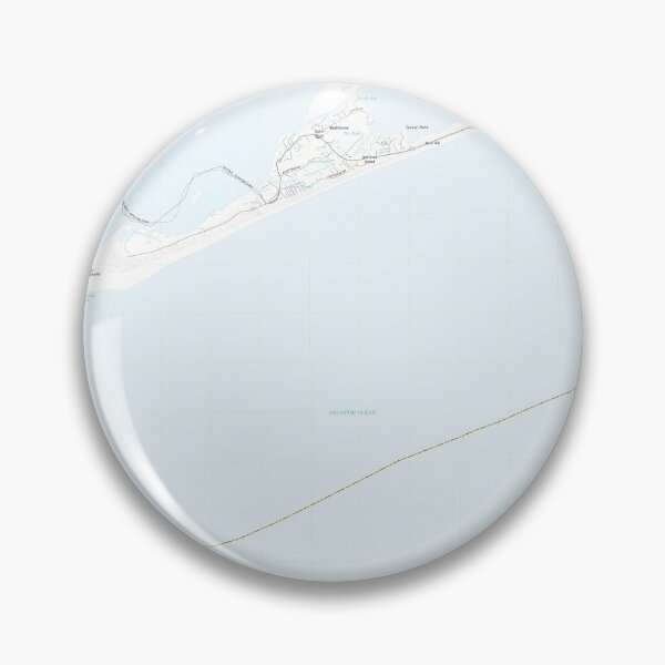 Item preview, Hatteras, NC Topographical Map Clean designed and sold by PGHPhotoCo.