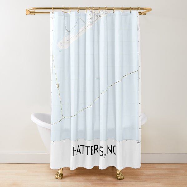 Item preview, Hatteras, NC Topographical Map Clean designed and sold by PGHPhotoCo.