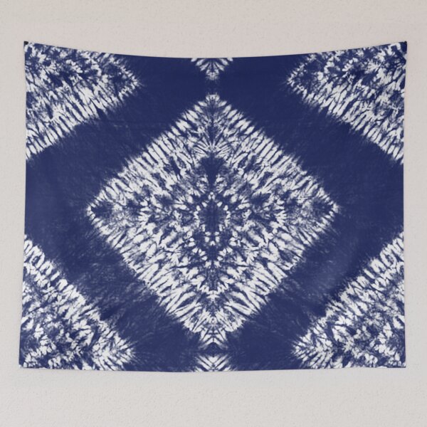 Item preview, Indigo Diamond Shibori Tie Dye designed and sold by IZiets.