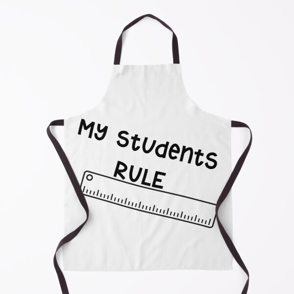 Item preview, My Students Rule Ruler Black and White designed and sold by Kirsten Uecker.