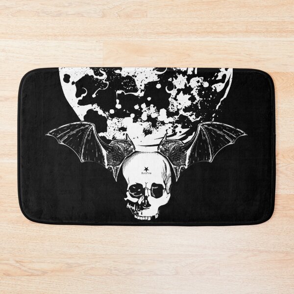 Item preview, Moon with Bats n Skull designed and sold by Black Star.