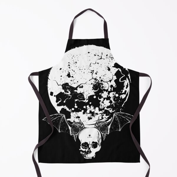 Item preview, Moon with Bats n Skull designed and sold by Black Star.