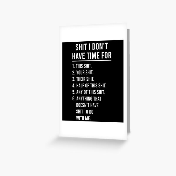 Divorce Card Break Up Card Sarcastic greeting card Funny Quote Print Let That Shit Go