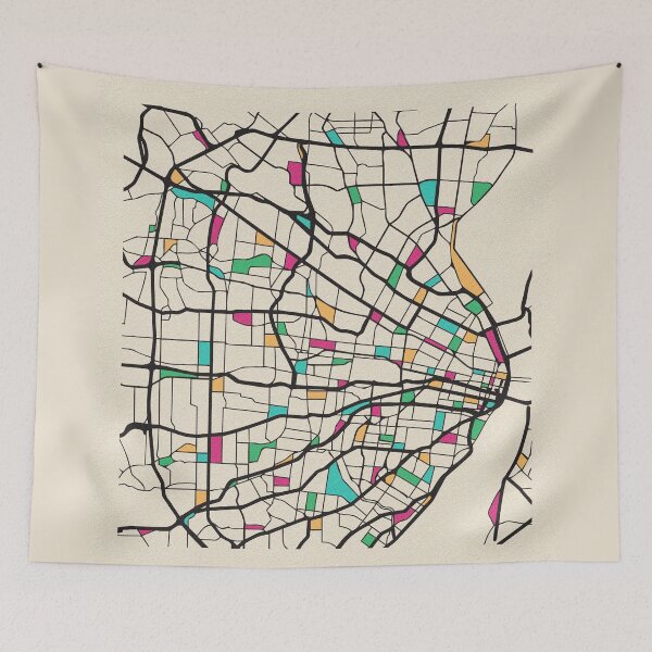 Item preview, St. Louis, Missouri Street Map designed and sold by A Deniz Akerman.