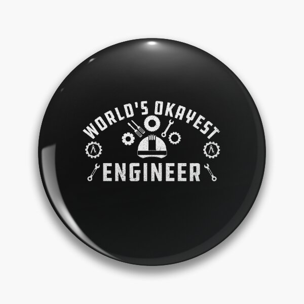 Item preview, World's Okayest Engineer Funny Gift For Engineers designed and sold by alipapi.