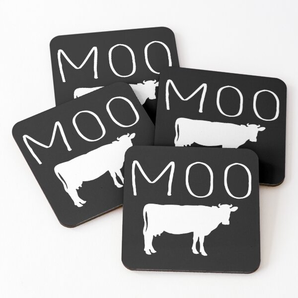 Artikelvorschau, Kuh - Moo - Weiße Silhouette entworfen und verkauft von handsoftime2020.