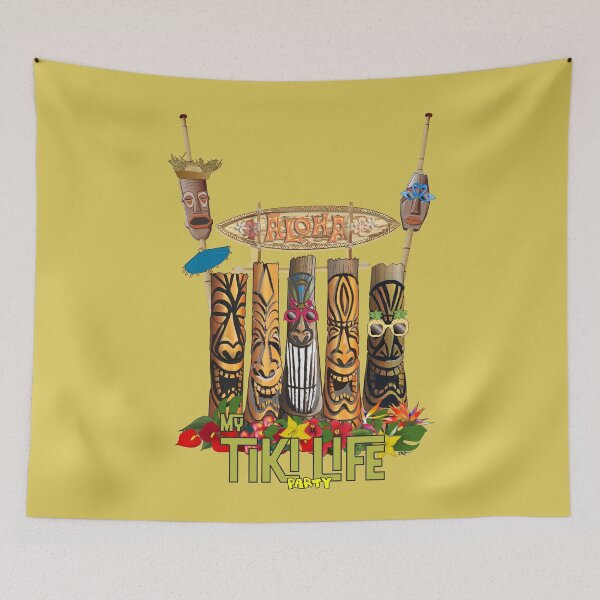 Item preview, My Tiki Life Party designed and sold by PatArtByKevin.