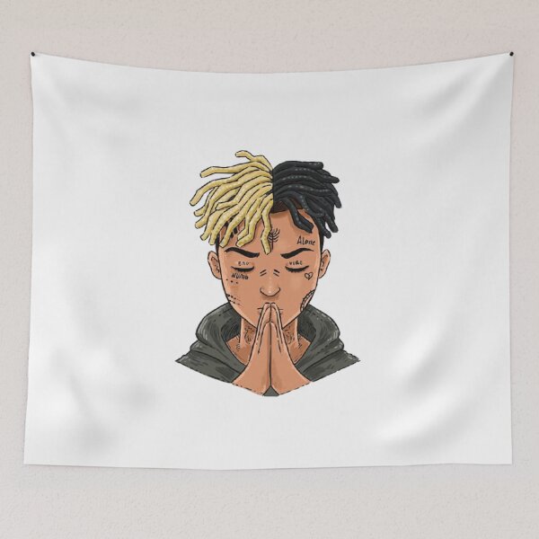 Item preview, XXXTentation draw cartoon RIP legend Rap designed and sold by DUR4GPOSTBAD.