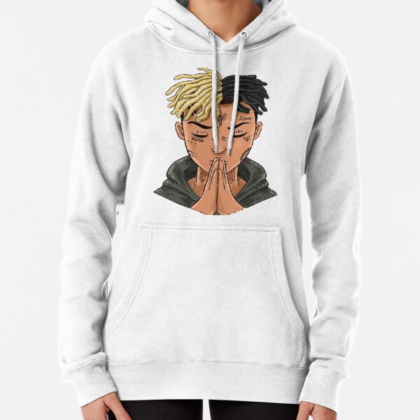 XXXTentation draw cartoon RIP legend Rap Sweat à capuche épais
