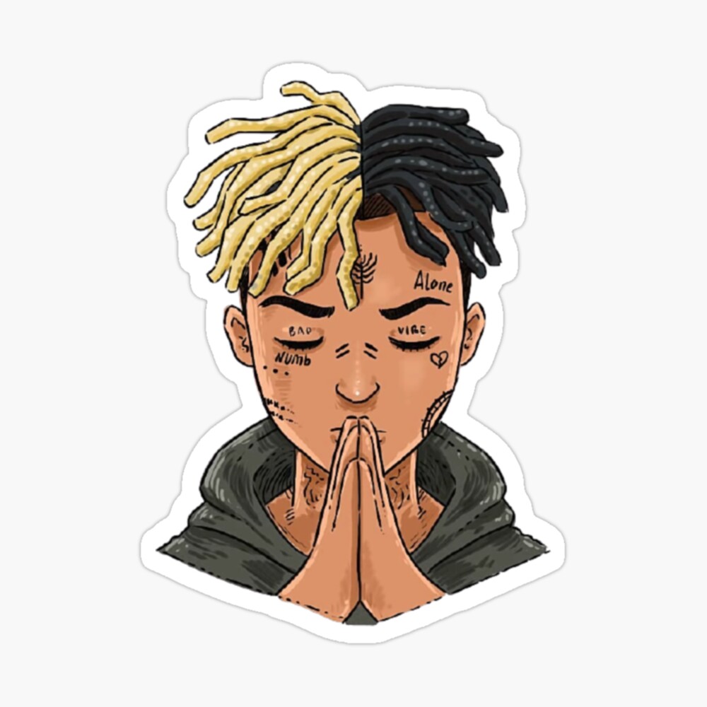 Copie de XXXTentation draw cartoon RIP legend Rap