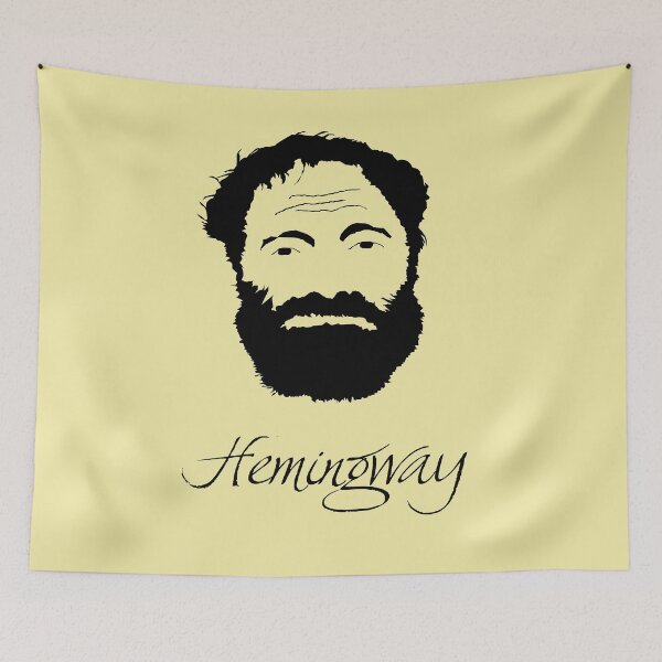 Item preview, Ernest Hemingway designed and sold by The Dead  Writers Circle.