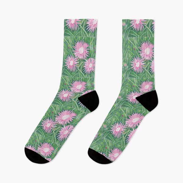 Item preview, Pinks (Dianthus) Flowers in Colored Pencil designed and sold by The Elderberry Blossom.