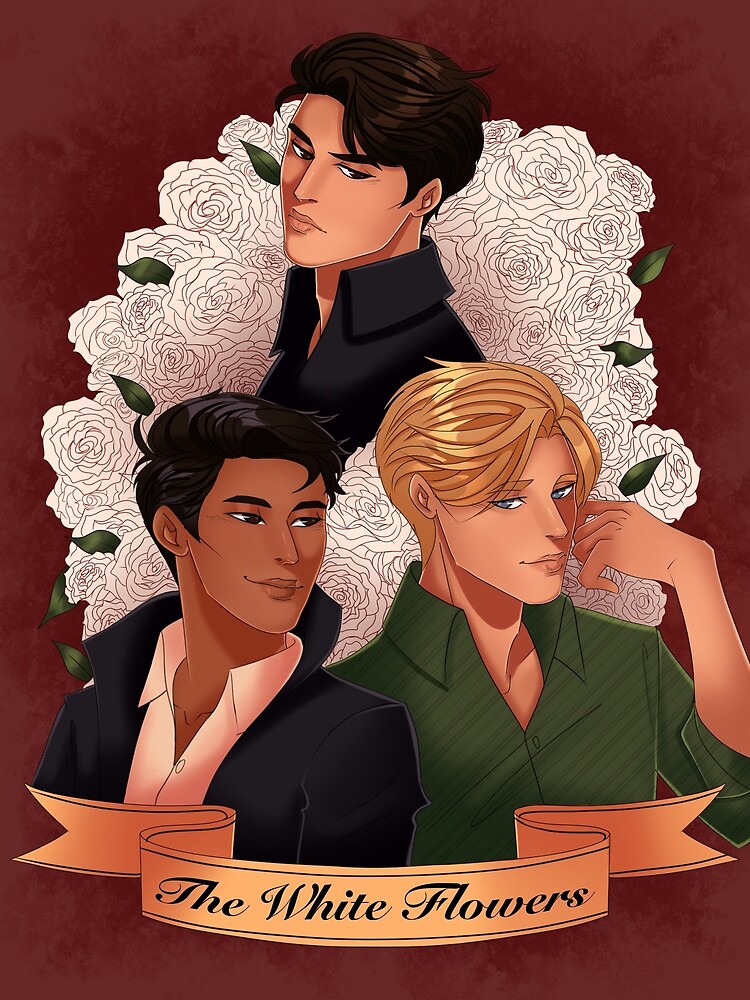 "The White Flowers" Poster for Sale by Oblivionsdream Redbubble