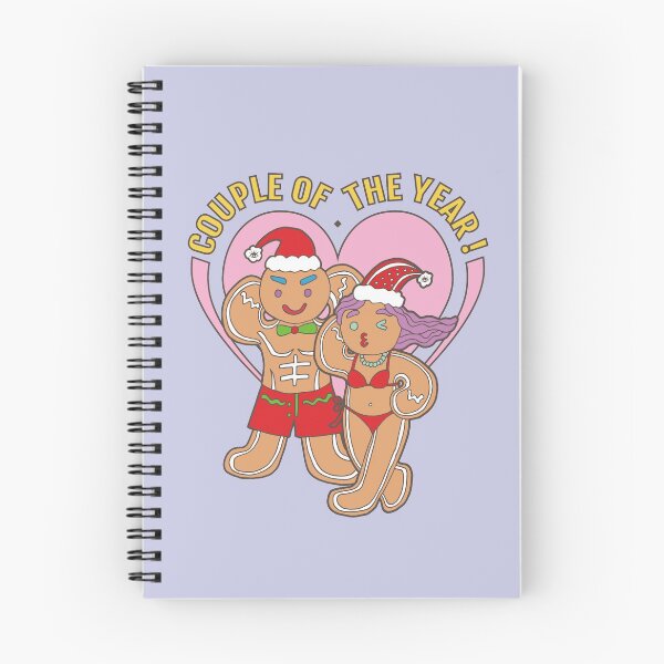 Item preview, Gingerbread Lover- Couple of the Year | Purple Background | Curious Eyeball designed and sold by CuriousEyeball.