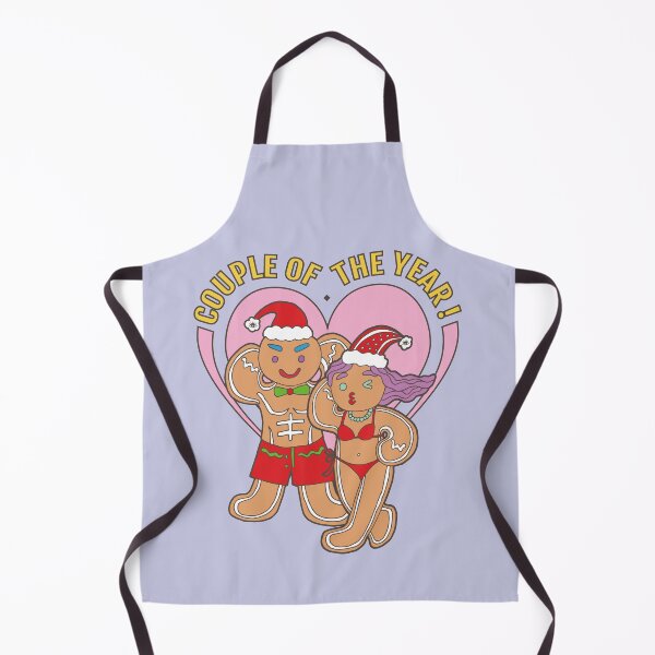 Item preview, Gingerbread Lover- Couple of the Year | Purple Background | Curious Eyeball designed and sold by CuriousEyeball.
