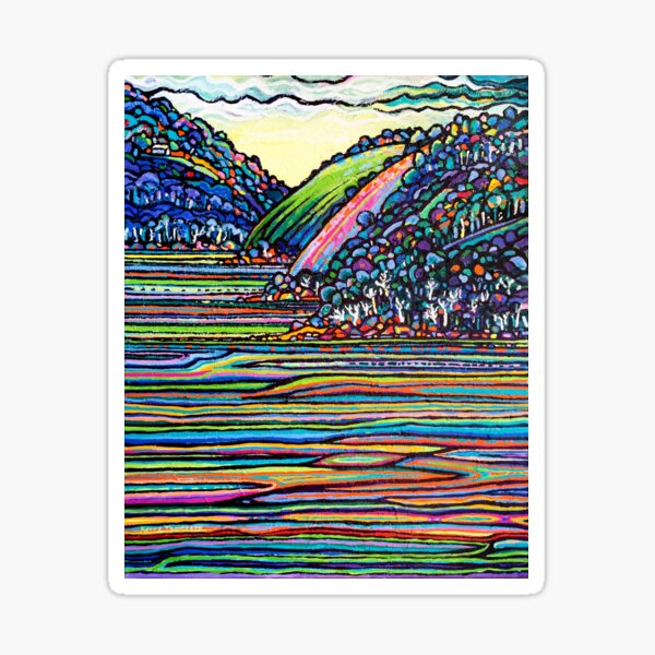 Tide on the turn - D'Entrecasteaux Channel Tasmania Sticker