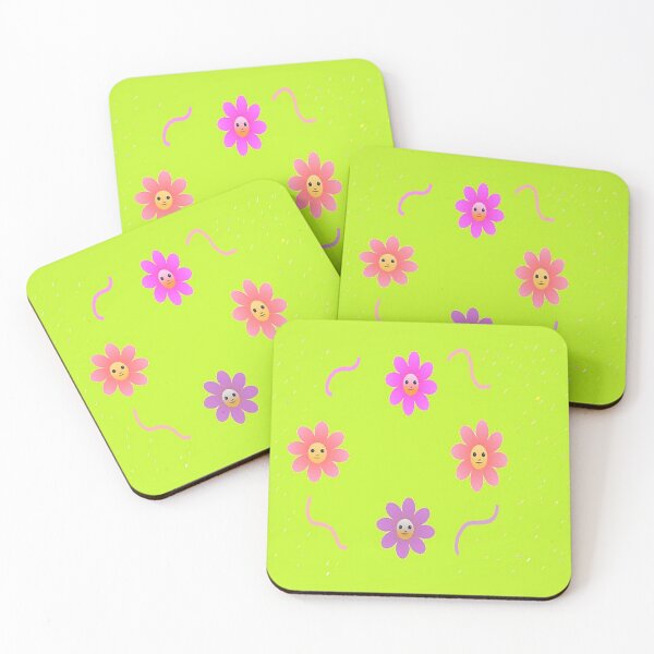 Item preview, Colorful flower faces designed and sold by tetibright.