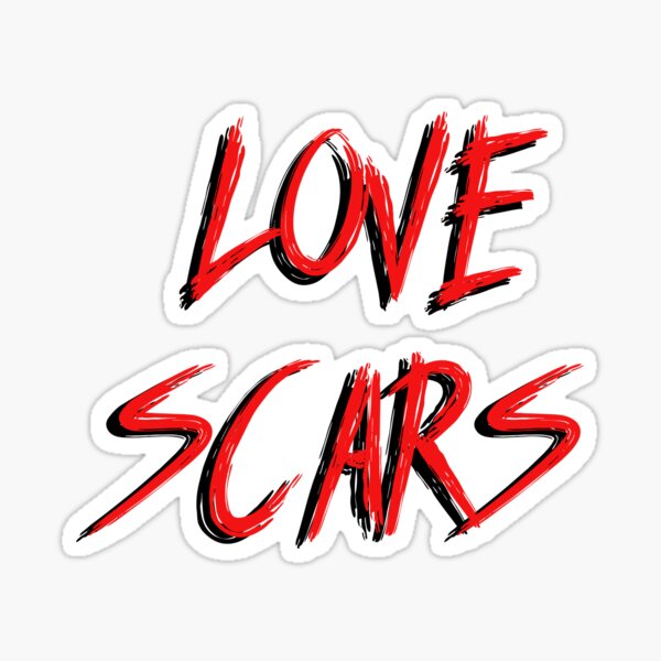 Love Scars TR Sticker