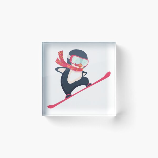 Item preview, Cute Penguin Snowboarding  designed and sold by treasure-crafts.