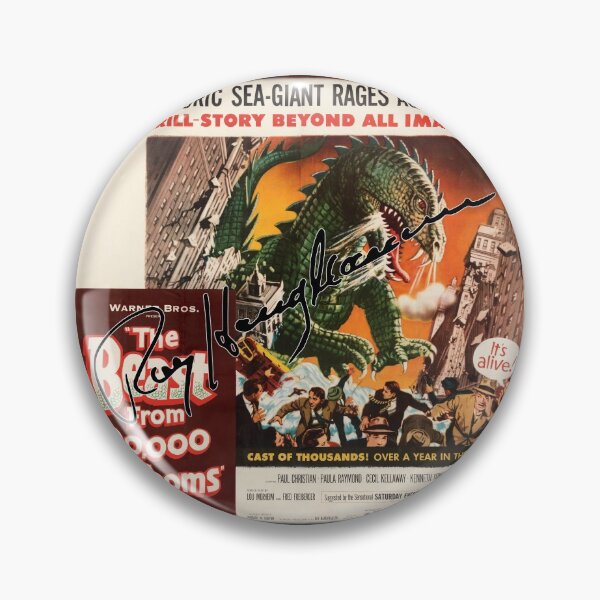 Item preview, The Beast From 20,000 Fathoms, Large - Ray Harryhausen Signature. designed and sold by OriginalDP.
