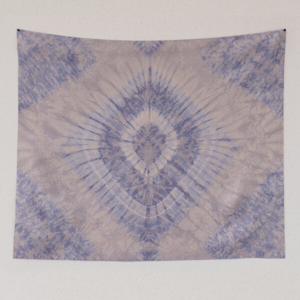 Item preview, Indigo And Blush Toned Flower Shibori Tie Dye designed and sold by IZiets.