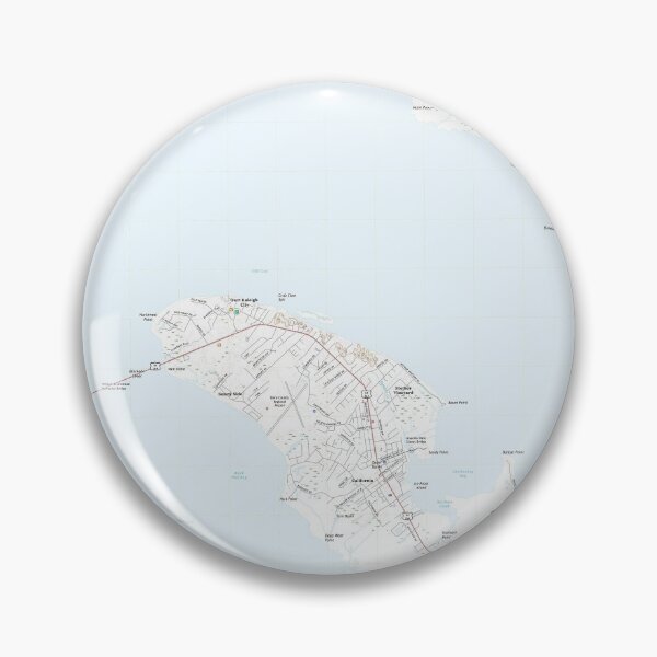 Item preview, Manteo, NC Topographical Map Clean designed and sold by PGHPhotoCo.