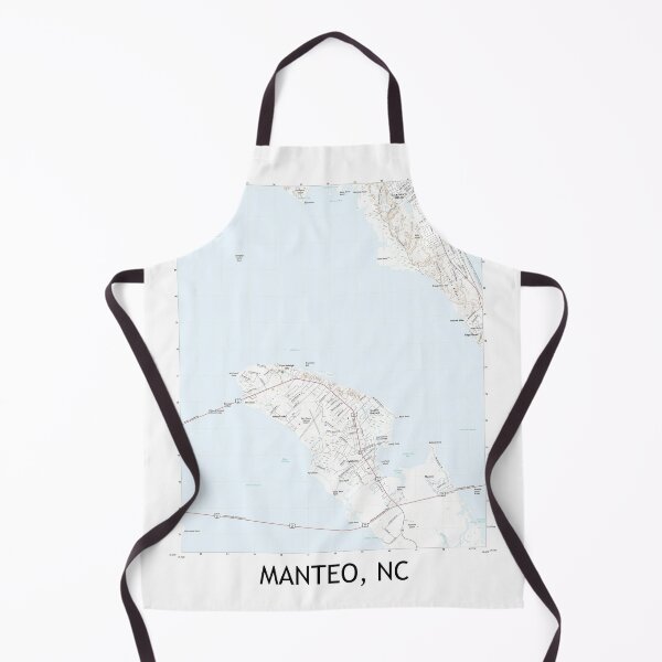 Item preview, Manteo, NC Topographical Map Clean designed and sold by PGHPhotoCo.