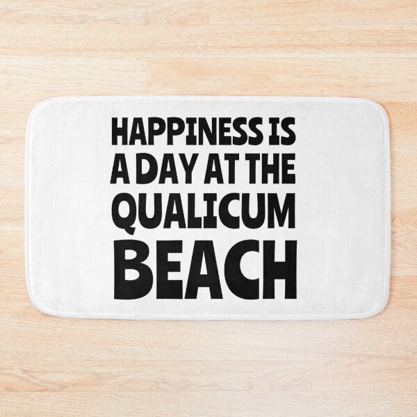 Item preview, Happiness is a day at the Qualicum beach designed and sold by Happy-PrintZ.