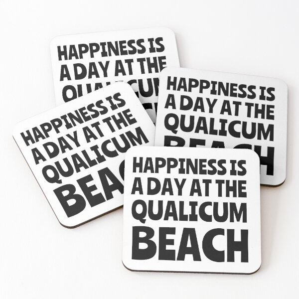 Item preview, Happiness is a day at the Qualicum beach designed and sold by Happy-PrintZ.