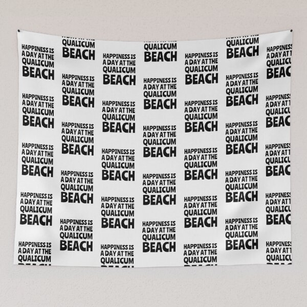 Item preview, Happiness is a day at the Qualicum beach designed and sold by Happy-PrintZ.