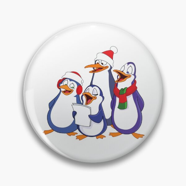 Item preview, Christmas Penguins Singing Christmas Carol Songs designed and sold by treasure-crafts.