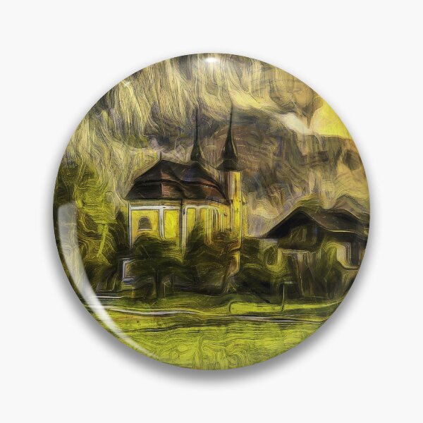 Item preview, Austrian Alps Church Van Gogh designed and sold by Londonimages.